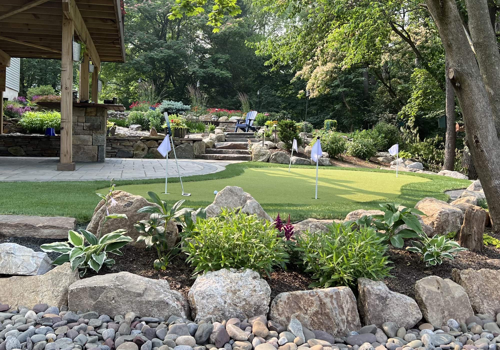 Putting Green Installation in Tomball, TX